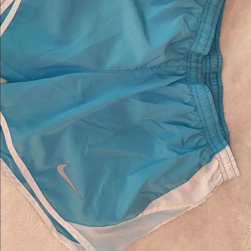 light blue nike shorts